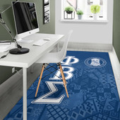 Phi Beta Sigma Area Rug - Fraternity Black Roots Area Rug