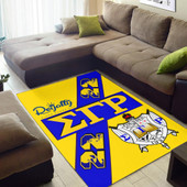 Sigma Gamma Rho Area Rug - Sorority Blood In My DNA Area Rug