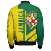 Jamaica Zipper Bomber Jacket Casual Style