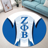 Zeta Phi Beta Round Rug - Sorority Limited Version Round Rug