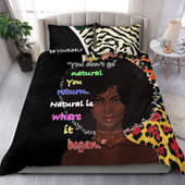 African Bedding Set - African Patterns A Natural Women Bedding Set