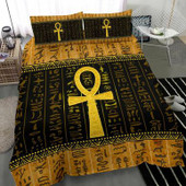 Egyptian Bedding Set - African Patterns Ankh Egypt Bedding Set