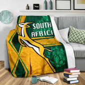 South Africa Blanket - African Patterns Springboks Rugby Be Fancy Blanket