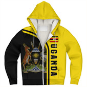 Uganda Sherpa Hoodie Custom In My Heart