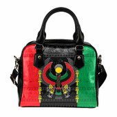 Egyptian Shoulder Handbag - African Patterns Pan-Africanism Ancient Egypt Horus Shoulder Handbag