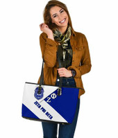 African Leathjer Tote Bag - Zeta Phi Beta In Me