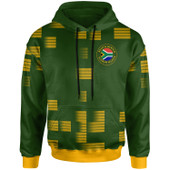 South Africa Rugby Ball Fire Style Hoodie