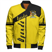 Uganda Zipper Bomber Jacket Sport Style