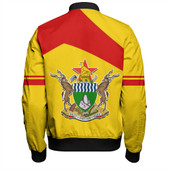 Zimbabwe Zipper Bomber Jacket Sport Style