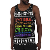 African Tank Top Men  - BLM Christmas Style Tank Top