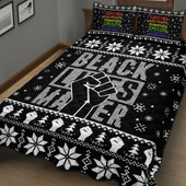 African Quilt Bed Set  - BLM Christmas Style Quilt Bed Set
