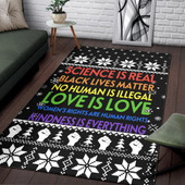 African Area Rug  - BLM Christmas Style Rug