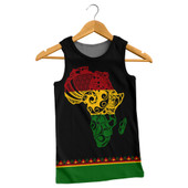 Black History Tank Top Men - Custom Reggae African Patterns Tank Top