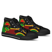 African High Top Shoes – Africa Flag Panther Power High Top Shoes