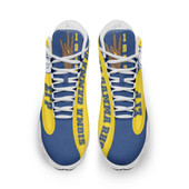 Sigma Gamma Rho High Top Basketball Shoes J 13 - Sorority Poodle With Hand Gesture High Top Sneakers J 13