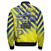 Sigma Gamma Rho Zipper Bomber Jacket - Custom Sigma Gamma Rho Poodle Zipper Bomber Jacket