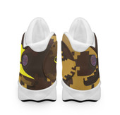 Iota Phi Theta High Top Basketball Shoes J 13 - Fraternity Dashiki Culture Camouflage Patterns High Top Sneaker J 13