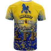 Sigma Gamma Rho T- Shirt - Custom Sigma Gamma Rho Rhoyalty With Poodle And Hand Sine 1922 T- Shirt