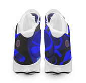 Zeta Phi Beta High Top Basketball Shoes J 13 - Sorority Zeta Phi Beta White Rose and Dove Pride High Top Sneakers J 13