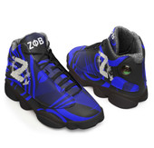 Zeta Phi Beta High Top Basketball Shoes J 13 - Sorority Zeta Phi Beta White Rose and Dove Pride High Top Sneakers J 13