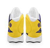 Sigma Gamma Rho High Top Basketball Shoes J 13 - Sorority Sigma Poodie and Hand Sign Vibes High Top Sneakers J 13