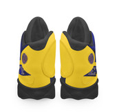 Sigma Gamma Rho High Top Basketball Shoes J 13 - Sorority Sigma Poodie and Hand Sign Vibes High Top Sneakers J 13