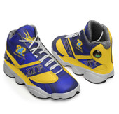 Sigma Gamma Rho High Top Basketball Shoes J 13 - Sorority Sigma Poodie and Hand Sign Vibes High Top Sneakers J 13