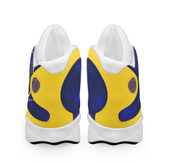 Sigma Gamma Rho High Top Basketball Shoes J 13 - Sorority Sigma Girl with Pearl and Rose High Top Sneakers J 13