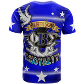 Phi Beta Sigma T- Shirt - Custom Rhoyalty Dove Bird And Hand 1914 T- Shirt