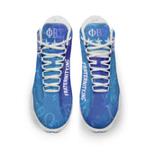 Phi Beta Sigma High Top Basketball Shoes J 13 - Fraternity Dove Mascot GOMAB High Top Sneakers J 13