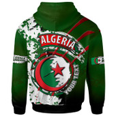 Algeria Hoodie - Custom Algeria Independence Day Algeria Flag Style Hoodie