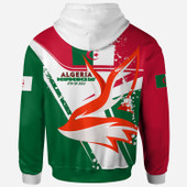 Algeria Hoodie - Custom Algeria Independence Day With Fennec Fox Splash Style Hoodie