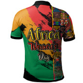 African Woman Polo Shirt - Custom African Girl With Quotes Africa's Woman's Day Culture Polo Shirt