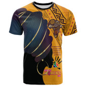 African Woman T-Shirt - Happy Pan-African Women's Day With African Patterns T-Shirt