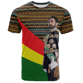 Ethiopia T-Shirt Adinkra Rastafarian King Reggae