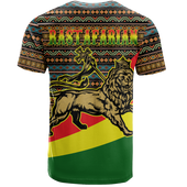 Ethiopia T-Shirt Adinkra Rastafarian King Reggae