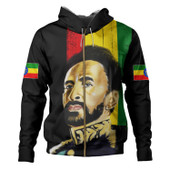 Ethiopia Hoodie Haile Selassie Flag