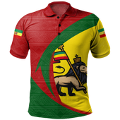 Lion Of Judah Ethiopian Empire Polo Shirt  - Fifth Style