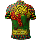 Lion Of Judah African Polo Shirt Ethiopian Reggae