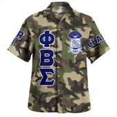 Phi Beta Sigma Hawaiian Shirt Custom Camouflage