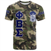 Phi Beta Sigma T-Shirt Custom Camouflage