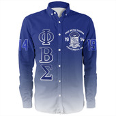 Phi Beta Sigma Long Sleeve Shirt Gradient