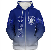 Phi Beta Sigma Sherpa Hoodie Gradient