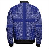 Phi Beta Sigma Zipper Bomber Jacket Paisley Style