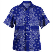 Phi Beta Sigma Hawaiian Shirt Paisley Style