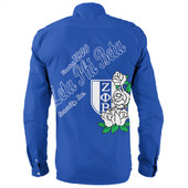 Zeta Phi Beta Long Sleeve Shirt Flower Style