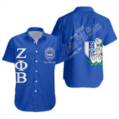 Zeta Phi Beta Short Sleeve Shirt Flower Style