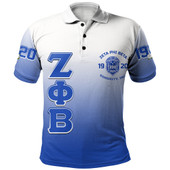 Zeta Phi Beta Polo Shirt Gradient