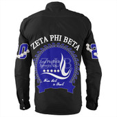 Zeta Phi Beta Long Sleeve Shirt Pearls