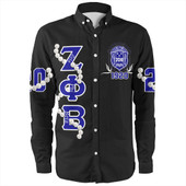 Zeta Phi Beta Long Sleeve Shirt Pearls